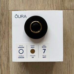 Oura Ring Gen 3 - Horizon - Gold, Size 7